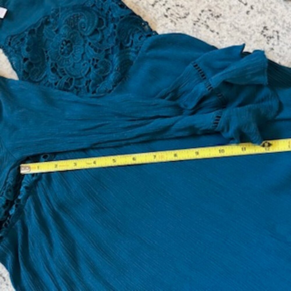 🧡3/15 xhilaration Lace Blouse Women's S - Picture 7 of 9